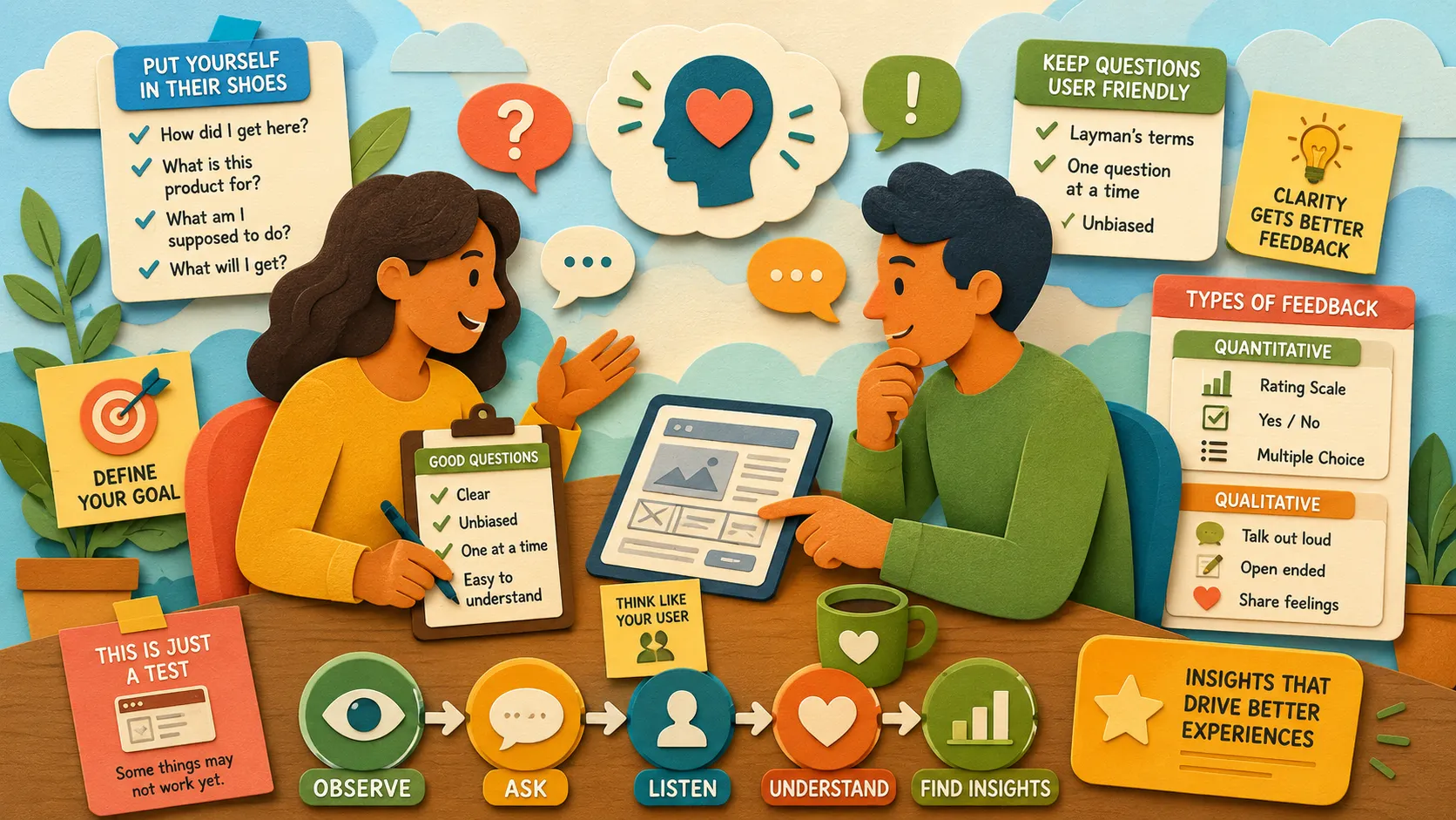 Creating effective user testing questions Creating effective user testing questions