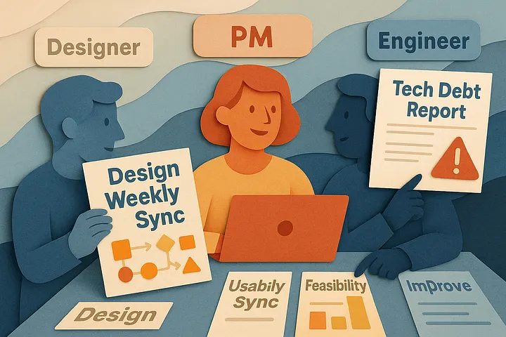 The dual role of a tech lead on a product trio