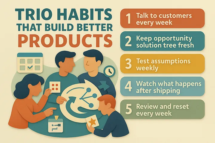 Trio habits that build better products