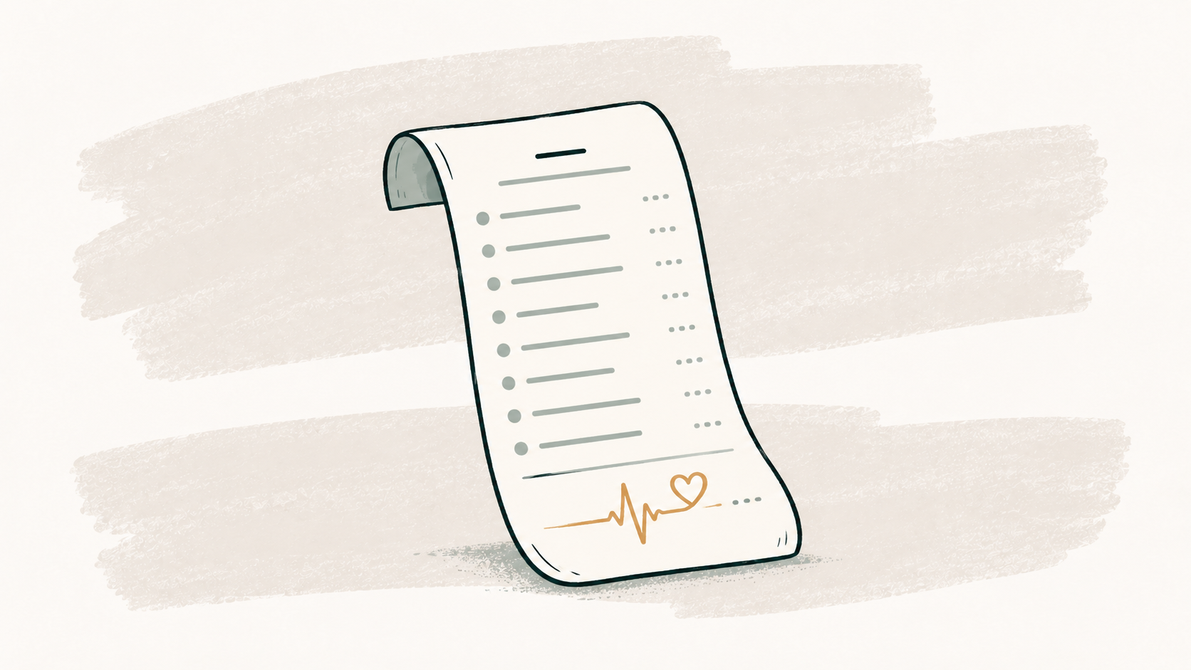 The Body Keeps the Score shows a receipt or bill.